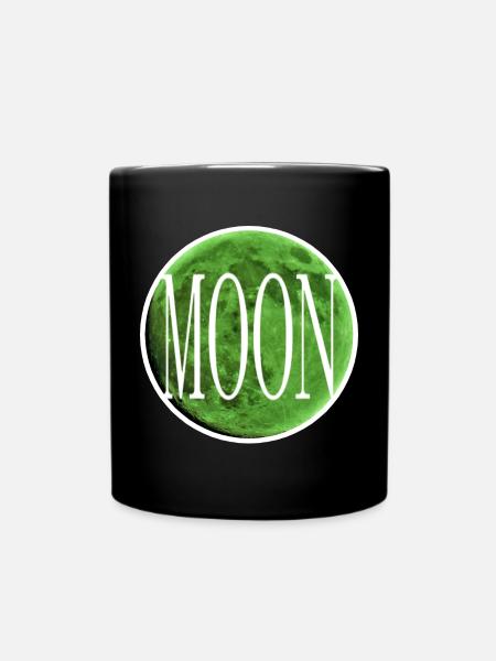 Inset - Emerald Green Moon - Full Colour Mug - black