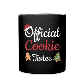 Baking Offical Cookie Tester Cookie - Tasse einfarbig - Schwarz - Vorne