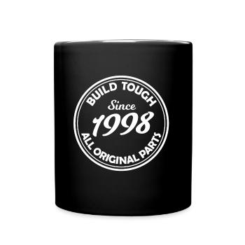Geboren im Jahre 1998 - Tasse einfarbig - Schwarz - Vorne