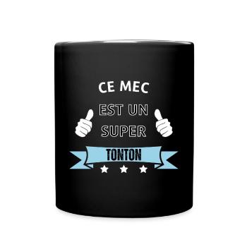 Ce mec est un super tonton - Mug uni - noir - Devant