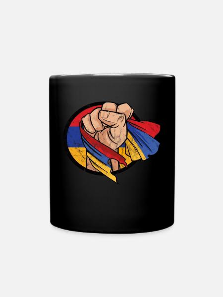 Arménie Puissance Faust Arménie Drapeau Arménien - Mug uni - noir