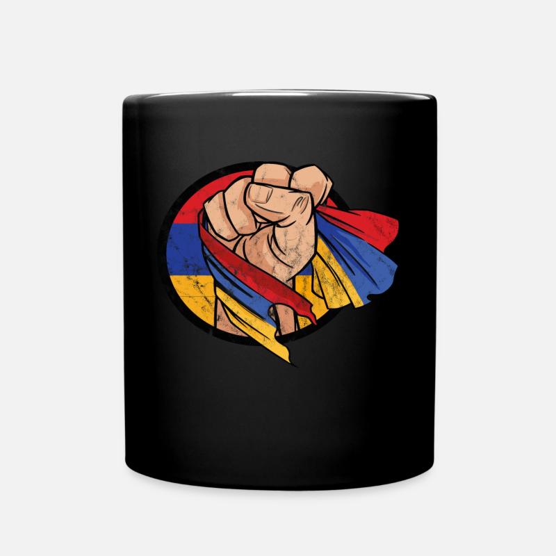 Arménie Puissance Faust Arménie Drapeau Arménien - Mug uni - noir