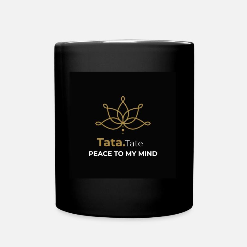 FLOWER. - Tasse einfarbig - Schwarz
