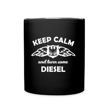 Moteurs à combustion et voitures de cylindrée - Mug uni - noir - Devant