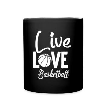 It's Basketball Y'all - Full Colour Mug - black - Front