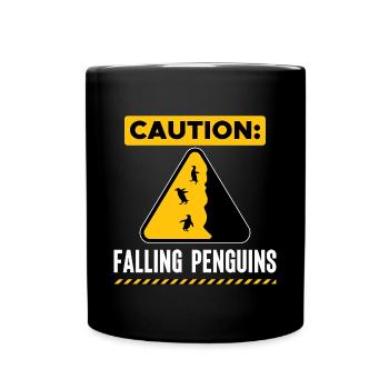 Oiseaux de mer Pingouins Animaux Oiseaux Du Pôle Sud Déclaration - Mug uni - noir - Devant