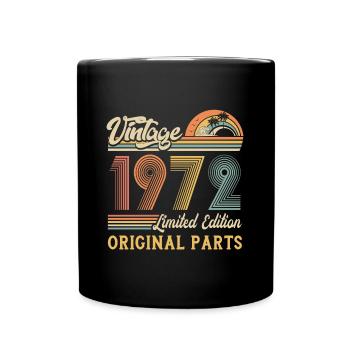 Vintage 1972 limited edition original parts - Tasse einfarbig - Schwarz - Vorne