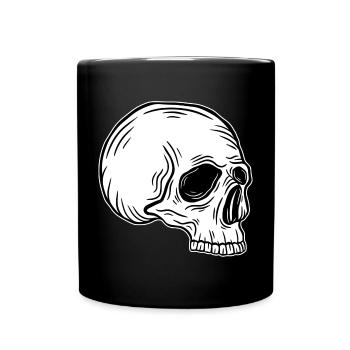 Skull Skeleton Skull Horror Cadeau d’Halloween - Mug uni - noir - Devant