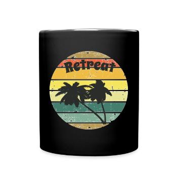 Retreat gift man or woman retirement - Full Colour Mug - black - Front