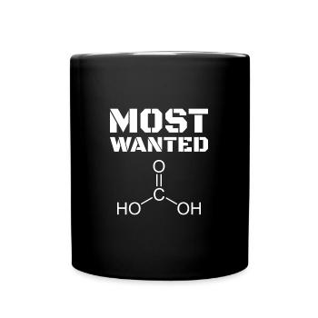 Most Wanted Carbonic Acid H2CO3 - Full Colour Mug - black - Front