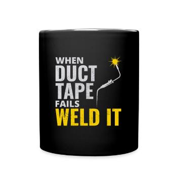 Welding Welder Metal Construction Ironworker - Full Colour Mug - black - Front