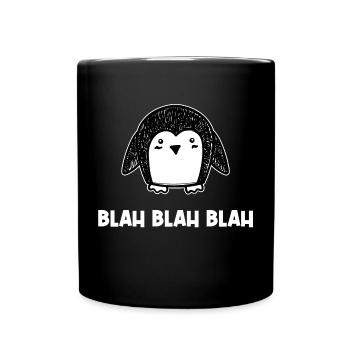 Pingouin Cold Dicton Animal Snow Ice Bird - Mug uni - noir - Devant