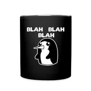 Pingouin vintage Arctique Disant Oiseau froid Animal - Mug uni - noir - Devant