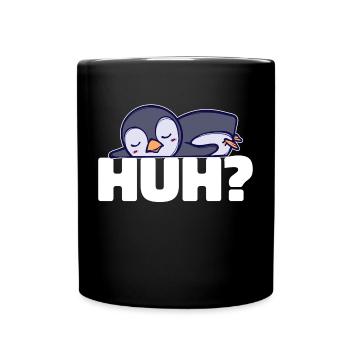 Pingouin doux froid Antarctique Disant Oiseau Animal - Mug uni - noir - Devant