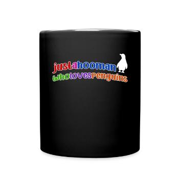 Bird Animal Penguin Zoo Pôle Sud Déclaration Oiseau de mer - Mug uni - noir - Devant