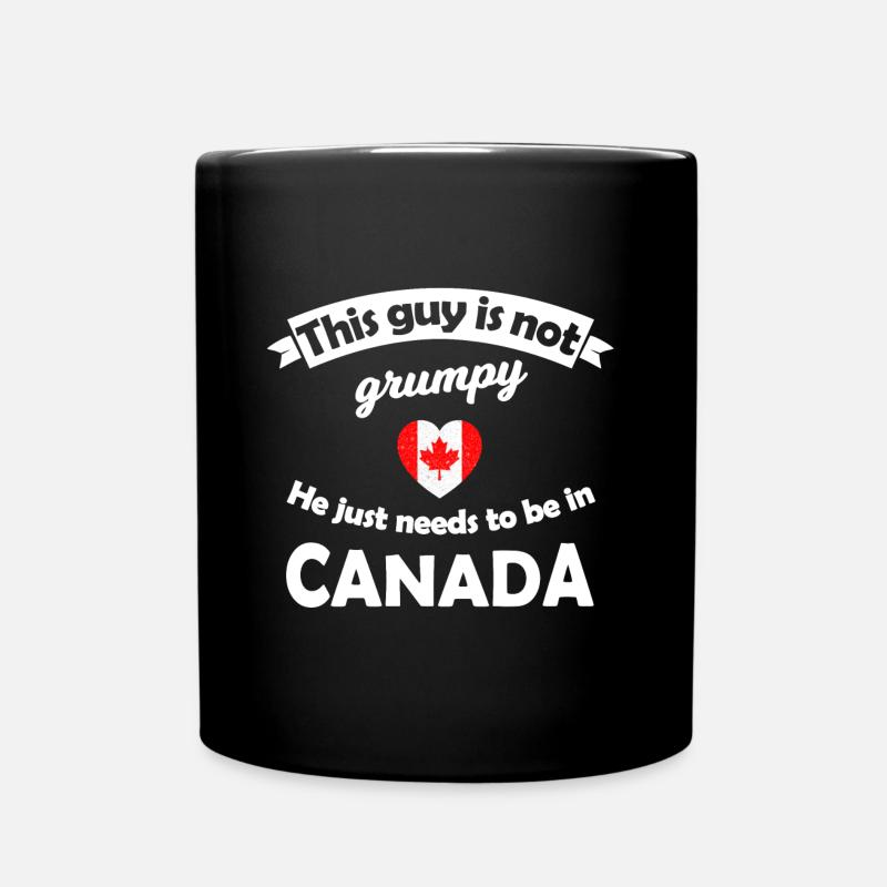 Chez nous au Canada - Mug uni - noir