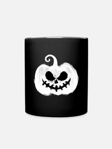 Citrouille effrayante - Mug uni - noir