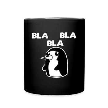 Pingouin Cold Dicton Oiseau de mer Animal Oiseau - Mug uni - noir - Devant