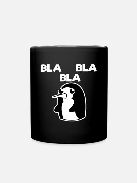 Pinguin Kalt Spruch Seevogel Tier Vogel - Tasse einfarbig - Schwarz