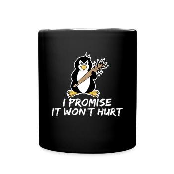 Déclaration d’oiseaux de mer Animal Penguin Zoo Bird - Mug uni - noir - Devant