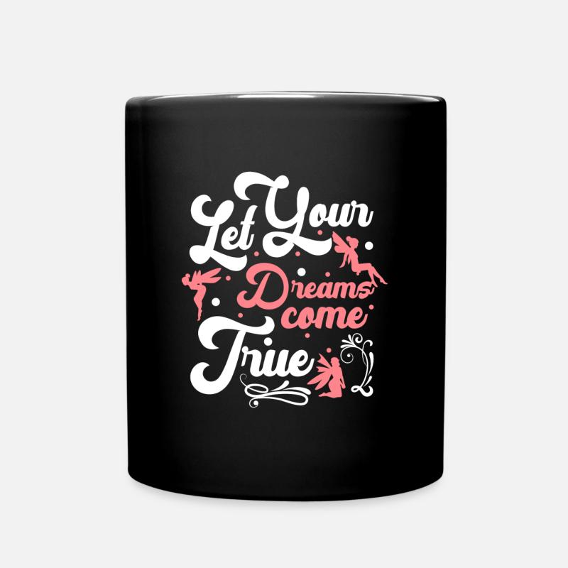 Fée Fée Fleur Magique - Mug uni - noir