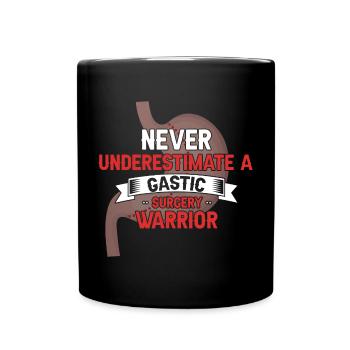 Gastric Bypass and Gastric Bypass Operation Design - Full Colour Mug - black - Front