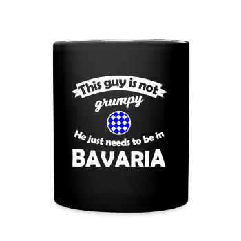 Bavarian homeland - Full Colour Mug - black - Front