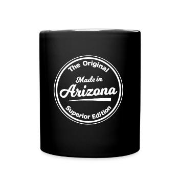 Fabriqué en Arizona - Mug uni - noir - Devant