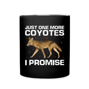 Conception de coyote pour les réacteurs de coyote - Mug uni - noir - Devant