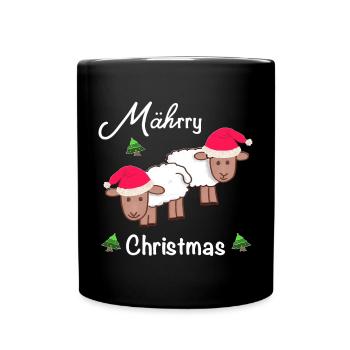 Joyeux Noël, MÄHrry Noël - Mug uni - noir - Devant