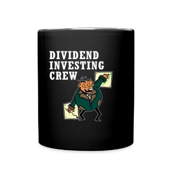 Actions à dividendes Dons Équipe d’investissement en dividendes - Mug uni - noir - Devant