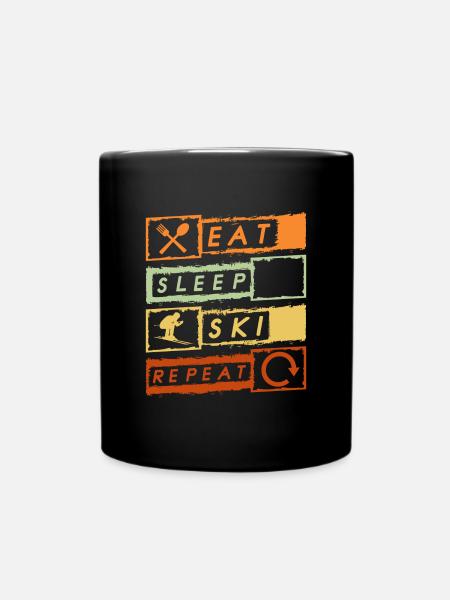 Ski Pistensau Descente - Mug uni - noir