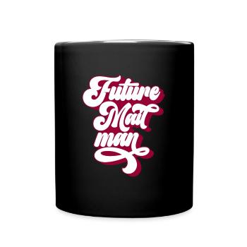Postbote Paketzusteller Mail Paketbote - Tasse einfarbig - Schwarz - Vorne