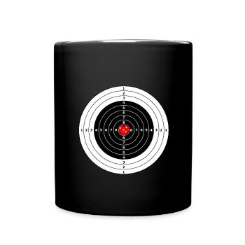 cible - Mug uni - noir - Devant