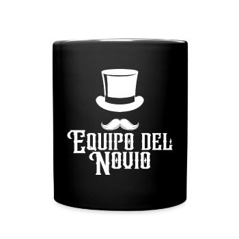 Equipo Del Novio Groom's Team Wedding Groomsmen - Full Colour Mug - black - Front