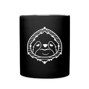 Paresseux Végétarien Jungle Mammifère Lent - Mug uni - noir - Devant