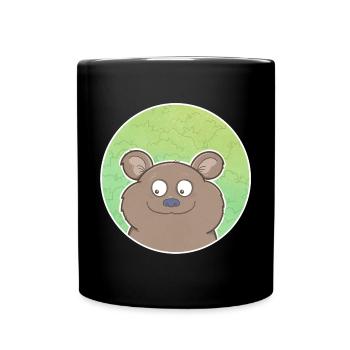 Bear - Full Colour Mug - black - Front
