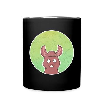 Squirrel - Full Colour Mug - black - Front