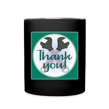 MERCI ARTISAN - PINCES - Mug uni - noir - Devant
