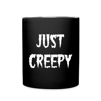 Sprüche, Halloween Outfit, verschenken - Tasse einfarbig - Schwarz - Vorne