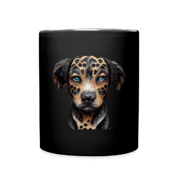 Catahoula leopard dog - Full Colour Mug - black - Front