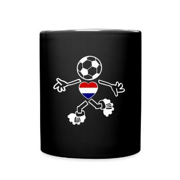 Les fans néerlandais - Mug uni - noir - Devant