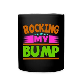 Mère Enceinte Bébé Nourrisson T-shirt Maman - Mug uni - noir - Devant