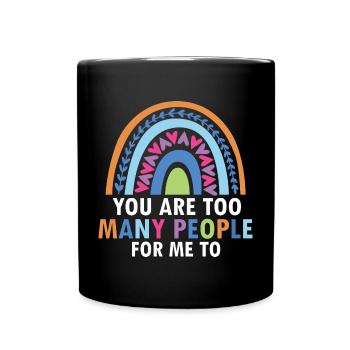 Dyslexia Therapy for Dyslexia Month - Full Colour Mug - black - Front