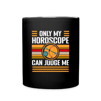 Lune du zodiaque du Sagittaire - Mug uni - noir - Devant