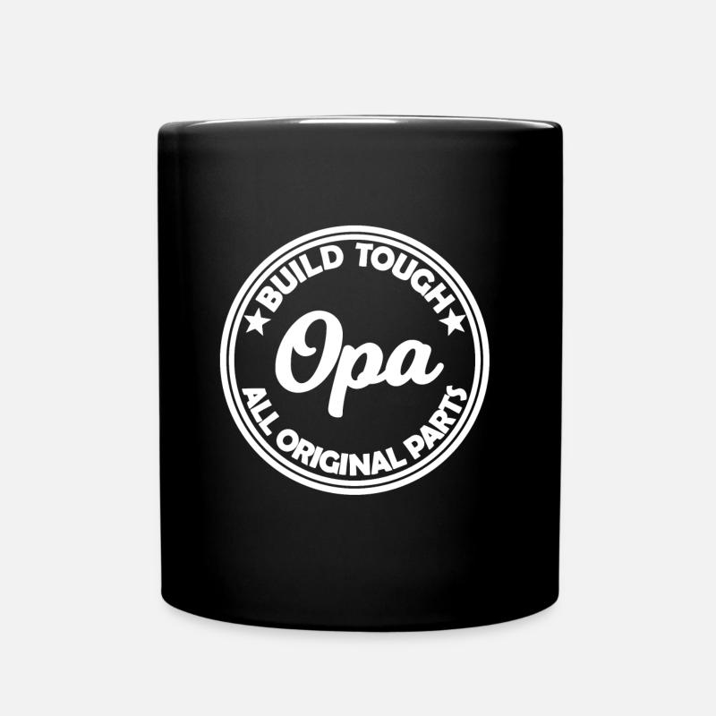 Bester Opa - Tasse einfarbig - Schwarz