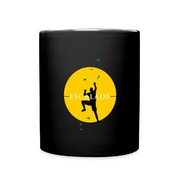 Escalade - Mug uni - noir - Devant