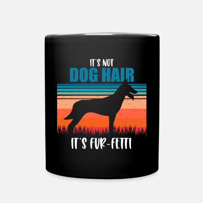 Malinois Belgischer Schäferhund - Tasse einfarbig - Schwarz