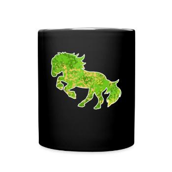 Gallop Horses Icelandic Horses Horse Love Trot - Full Colour Mug - black - Front
