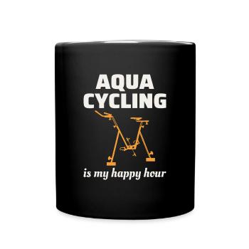 Aqua Cycling Piscine Fitness Training Coach - Mug uni - noir - Devant